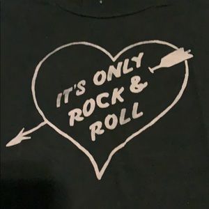 Levi's Tops - Levis black graphic tee heart rock n roll Levi's Tops - Levis black graphic tee heart rock n roll